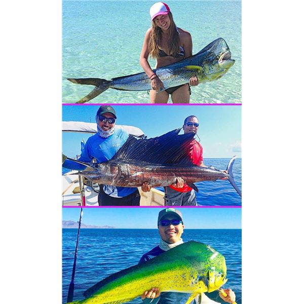 4 Days of Sport Fishing trip for 2 in La Paz, Baja California, Mexico the Sea of Cortez (Dates May-
