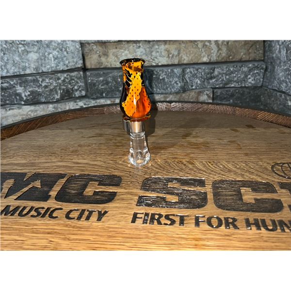 Ranger Double Reed Acrylic Duck Call with Slayer Game Call shirt size Med.  Donated by: Slayer Game 
