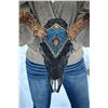 Image 2 : Hand Beaded Mule Deer Skull by Jana Waller Bair