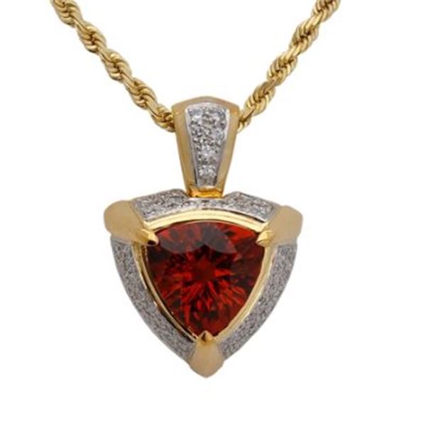Fire Citrine Pendant