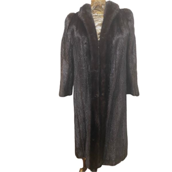 Ladies Black Mink Coat