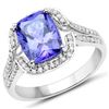 Image 1 : 3.06ct Tanzanite 14K White Gold Ring