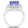 Image 2 : 3.75ct Tanzanite 14K White Gold Ring