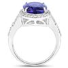 Image 2 : 4.69ct Tanzanite 14K White Gold Ring