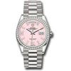 Image 1 : Rolex 36MM Day Date WG with Diamond Bezel Model # 128349