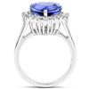 Image 2 : 5.39ct Tanzanite 14K White Gold Ring
