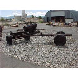 Old wagon running gear