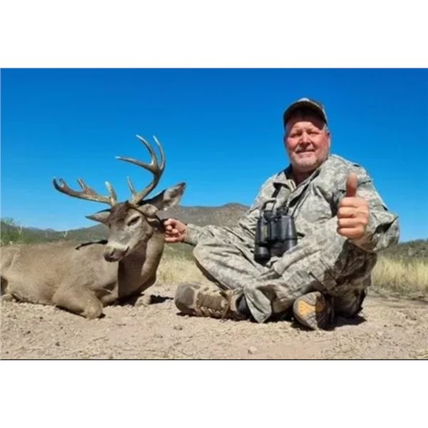 LA S25 5 Day Mexico Coues Deer Hunt for 2 Hunters includes Trophy Fee for One Coues Deer per Hunter