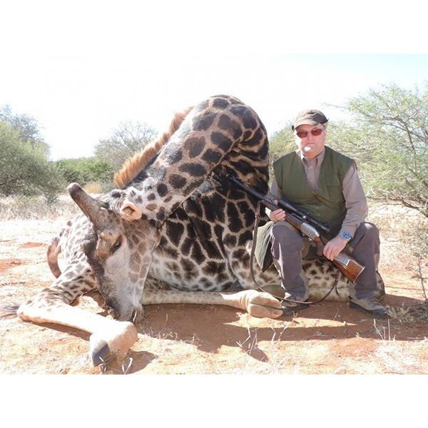 LA S33 7 Day South Africa Giraffe Hunt for One Hunter includes Trophy Fee for One Giraffe Bull