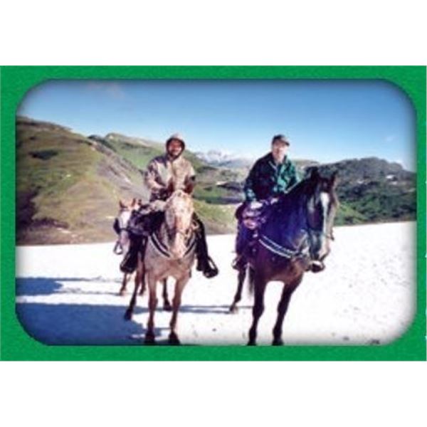 5 day Horseback, fishing trip for 2 people
