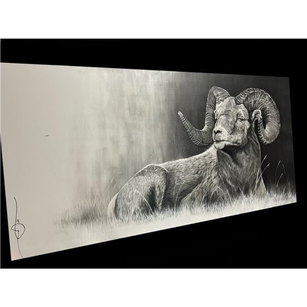 "King Kettle" - Original Charcoal Drawing