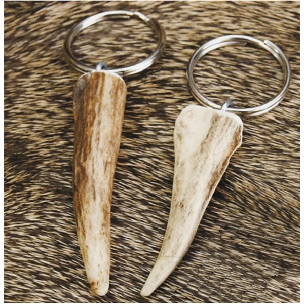 Love stone, carved coin pendants, whitetail antler keychains, animal print travel jewelry box