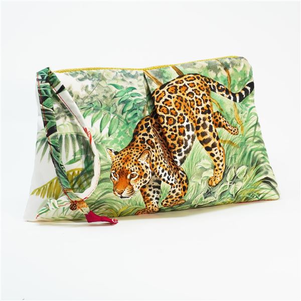 Hampton Road Designs – Designer Silk Wristlet Purse, one-of-a-kind HEIRLOOM COLLECTION Vintage Scarf