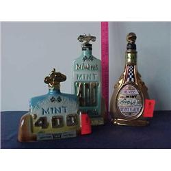 3 Jim Beam bottles