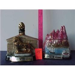 2 Jim Beam bottles