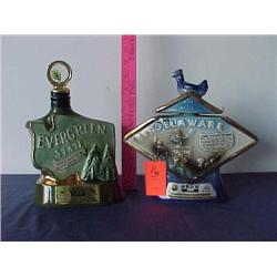 2 Jim Beam bottles
