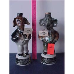 2 Jim Beam bottles