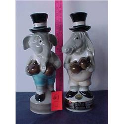 2 Jim Beam bottles