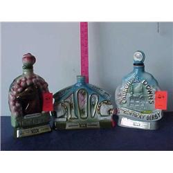 3 Jim Beam bottles