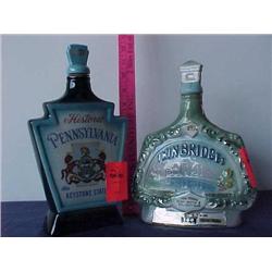 2 Jim Beam bottles
