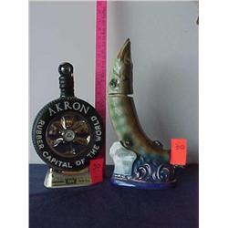 2 Jim Beam bottles