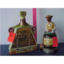 2 Jim Beam bottles