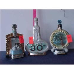 3 Jim Beam bottles