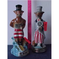 2 Jim Beam bottles