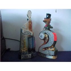 2 Jim Beam bottles