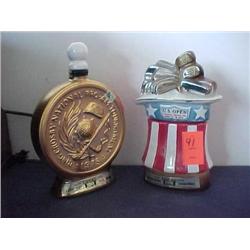 2 Jim Beam bottles