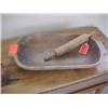 Image 1 : Wood tray & rolling pin