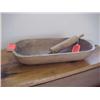 Image 2 : Wood tray & rolling pin