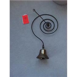 Old brass shop door bell