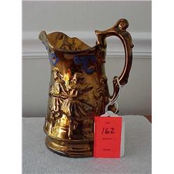 7.5" Copper Luster ware pitcher