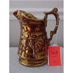 7" Copper Luster ware pitcher