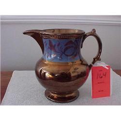 5" Copper Luster ware pitcher