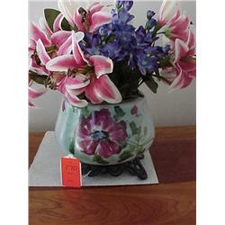 7" Lamp base flower pot