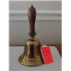 Image 1 : 8" brass school bell