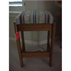 Oak bar stool