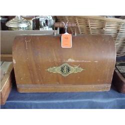 Mahogany Singer sewing machine cover