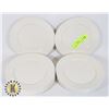 Image 1 : 12  ROUND WHITE RESTAURANT PLATES