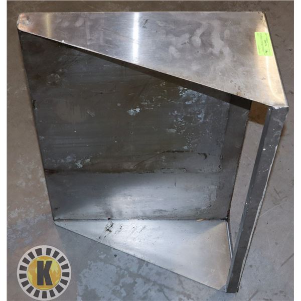 STAINLESS STEEL RESTAURANT SHELF (24  WIDE X 18  DEEP)