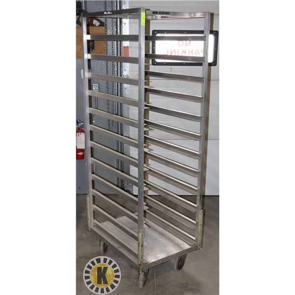 70  TALL BUN RACK ON WHEELS