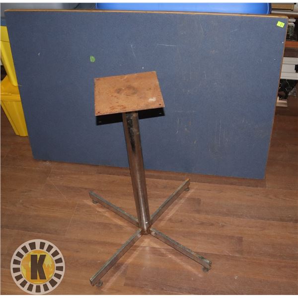 BLUE RECTANGULAR TABLE 47 X30 