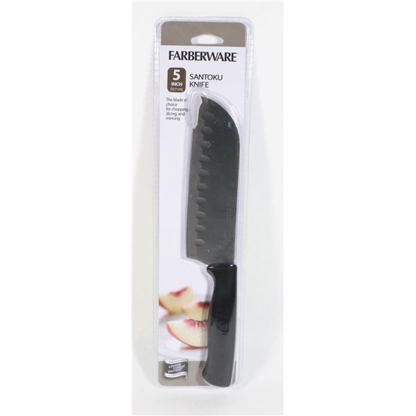 NEW FARBERWARE 5" SANTOKU KNIFE