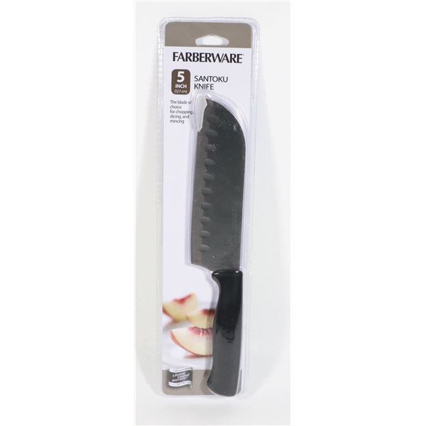 NEW FARBERWARE 5" SANTOKU KNIFE