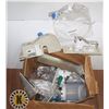 Image 1 : BOX OF ECOLAB SOAP DISPENSER PARTS