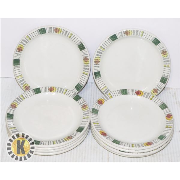 X10 RESTAURANT PLATES 6.5" DIAMETER