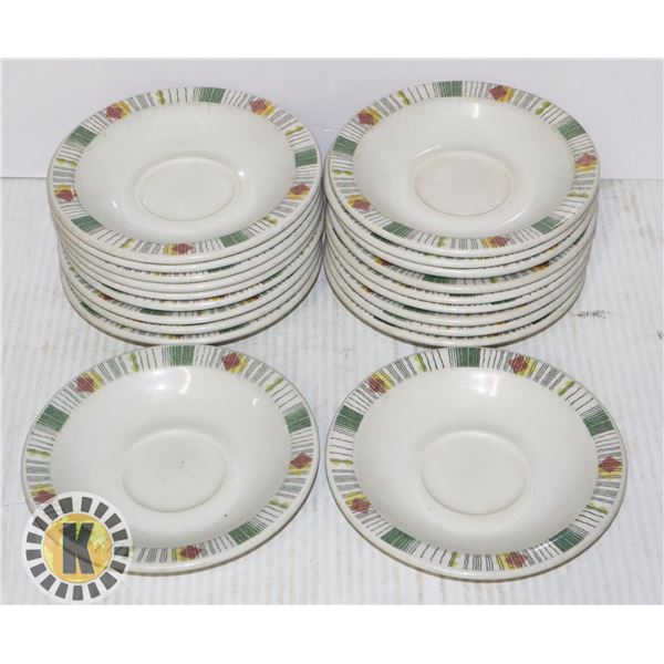 X20 RESTAURANT PLATES 6  DIAMETER