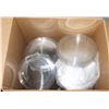 Image 1 : CASE OF CLEAR BOWL LIDS (FOR 8" ROUND PULP BOWLS)